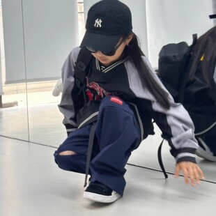 可拆卸短裤 bboy裤 褶皱运动伞兵裤 裤 子 工装 soulstyle儿童街舞长裤