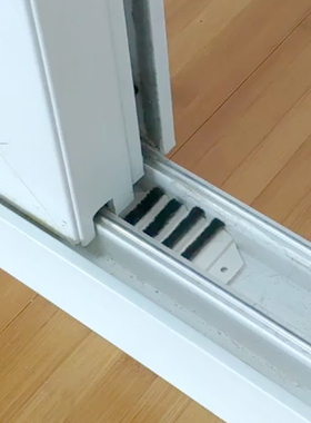 塑钢门窗密封80挡风块塑钢推拉窗防风块88隔音防风保暖防沉小号