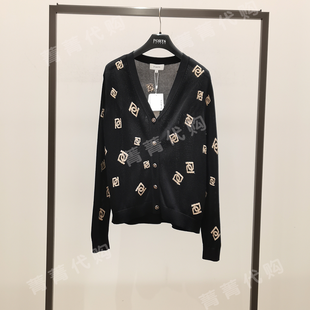 PORTS宝姿国内专柜正品2024春夏桑蚕丝针织衫LP8K008RKE024 4699