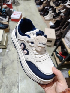 新款女鞋冬季休闲鞋舒适百搭鞋运动鞋棉鞋3025蓝粉色