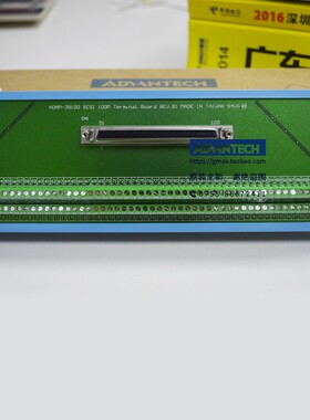 研华端子台ADAM-39100端子板SCSI-100接线端子导轨安装板卡插拔式