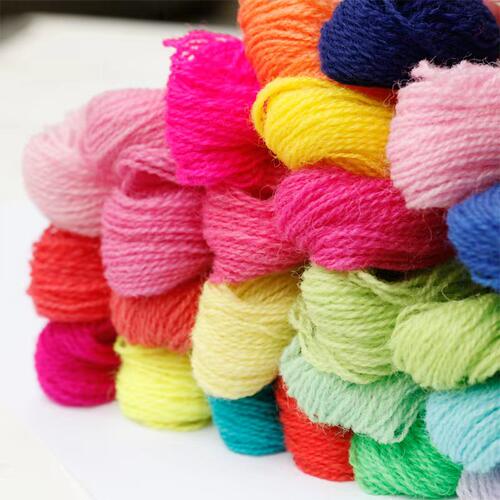 英国进口appletons羊毛线 新增色 明亮色系 25色 细羊毛刺绣线