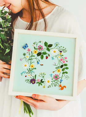 芬理希梦 绝版： 20種類の草花のハッピ刺しゅう 青木和子390128