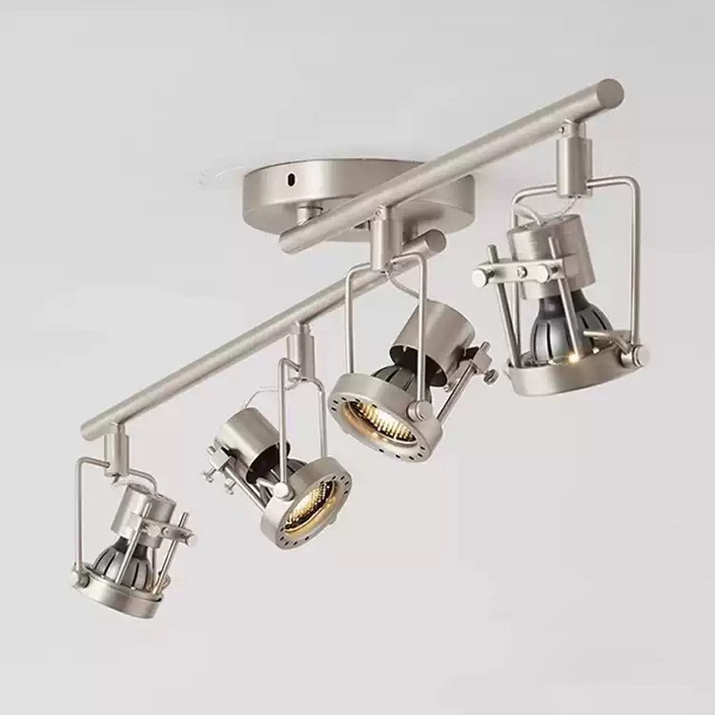 复古金属明装射灯玄关咖啡厅服装店吸顶式射灯包豪斯简约无主灯