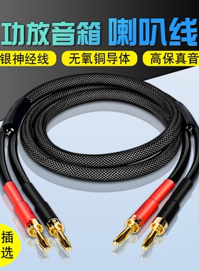 银珂INCK 5N高纯铜发烧级HIFI喇叭线主副音箱环绕功放电脑音响线