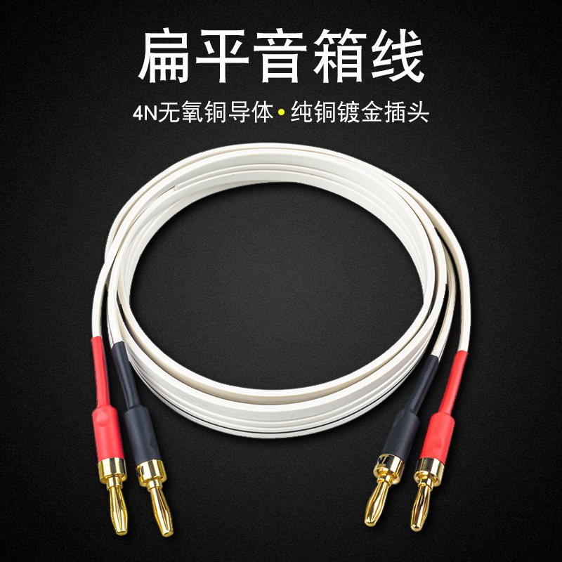 无氧铜音箱线扁平喇叭线5.1家庭影院AV功放布线环绕通用音响线,影音电器,线材,淘宝优惠券,粉丝福利购,淘宝优惠卷