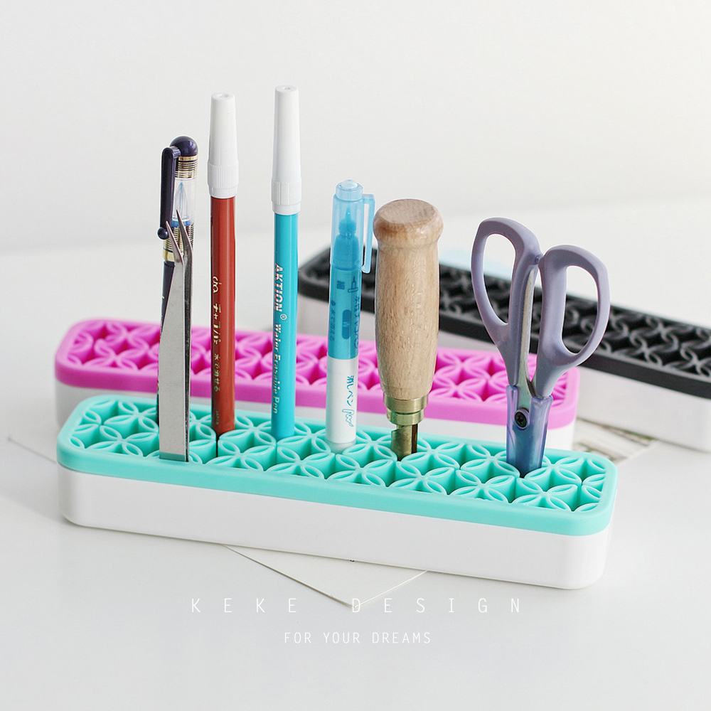 小物收纳置物架 剪刀工具支架 欧式硅胶收纳盒