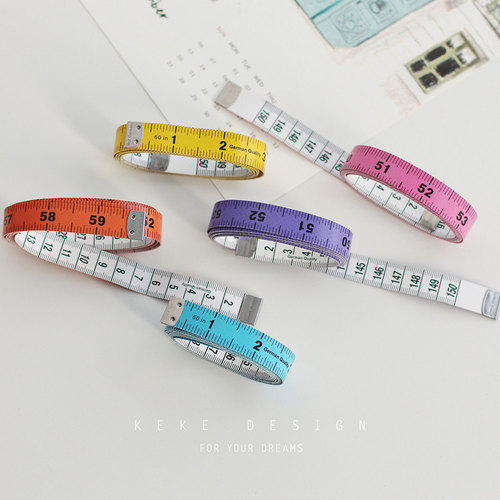 尺量三围量腰围长软尺 家用裁缝用小软皮尺量衣尺