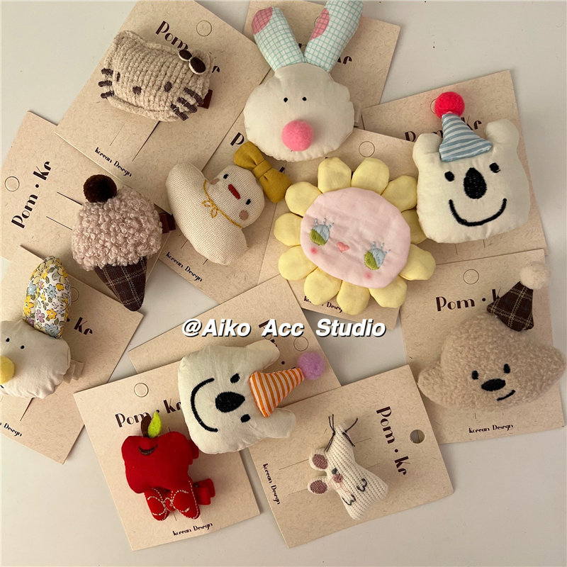 AIKO ACC 韩系儿童新款立体卡通小兔小鸭太阳花小猫发夹女童,童装/婴儿装/亲子装,发饰,淘宝优惠券,粉丝福利购,淘宝优惠卷