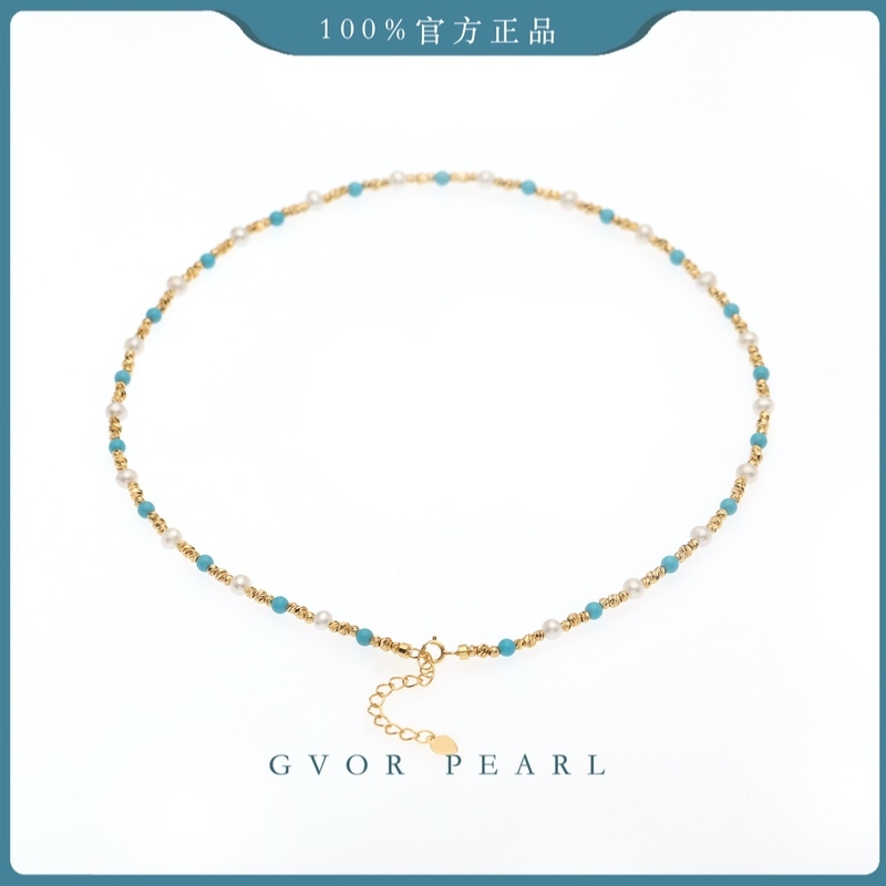 珍珠奶奶国风款珍珠项链4MM左右 C1362