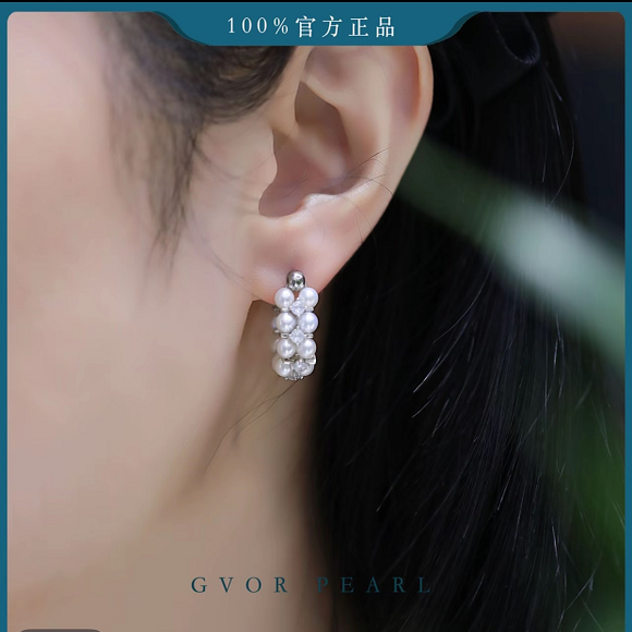 baby白珍珠耳钉4-5MMC1522