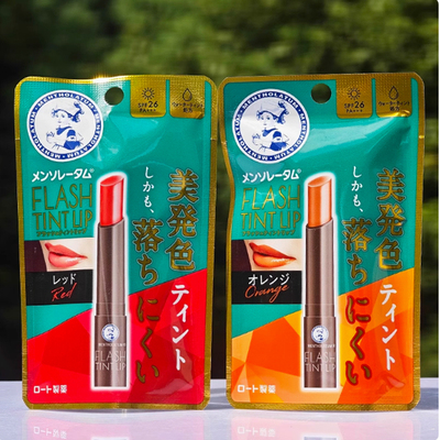 日本制曼秀雷敦高保湿有色润唇膏防晒口红打底唇彩淡彩色护唇显色