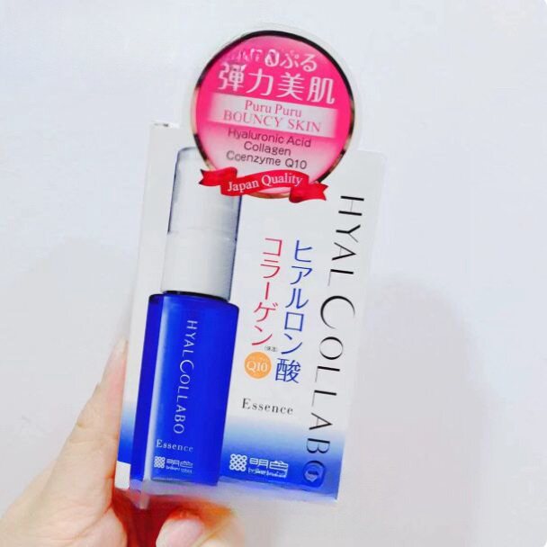 日本明色 小蓝瓶保湿弹力美容液 双重弹力面部补水修护精华液30ml