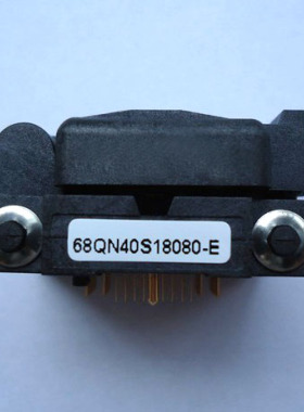Plastronics原装进口 测试座 烧录座 68QN40S18080 QFN68 间距0.4