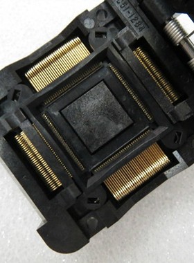 YAMAICHI进口原装测试座 IC51-1284-1788 QFP128 TQFP128 0.4MM