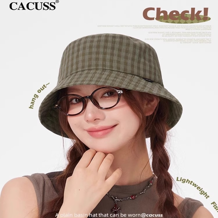 CACUSS女春夏渔夫帽防晒帽盆帽