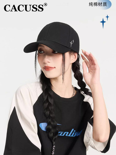 CACUSS帽子女春夏季新款大头围棒