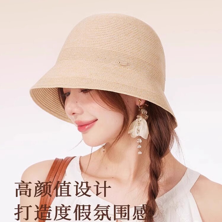 CACUSS渔夫帽女春夏草帽防晒帽图片