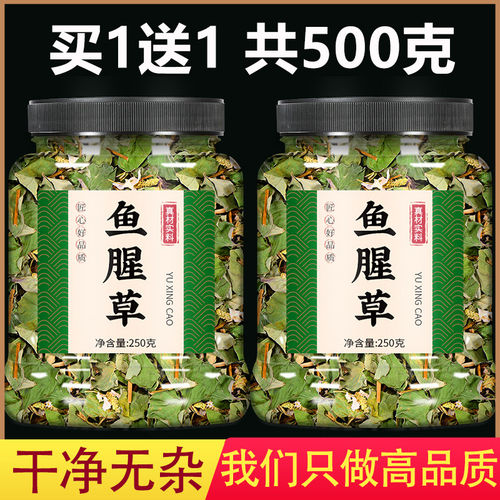 鱼腥草500g克中药材茶泡水喝新鲜凉拌折耳根鱼星草干货非茶包野生