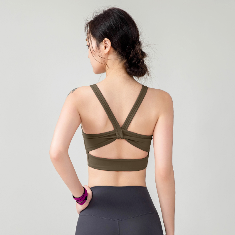 一体式外穿跑步健身文胸瑜伽背心
