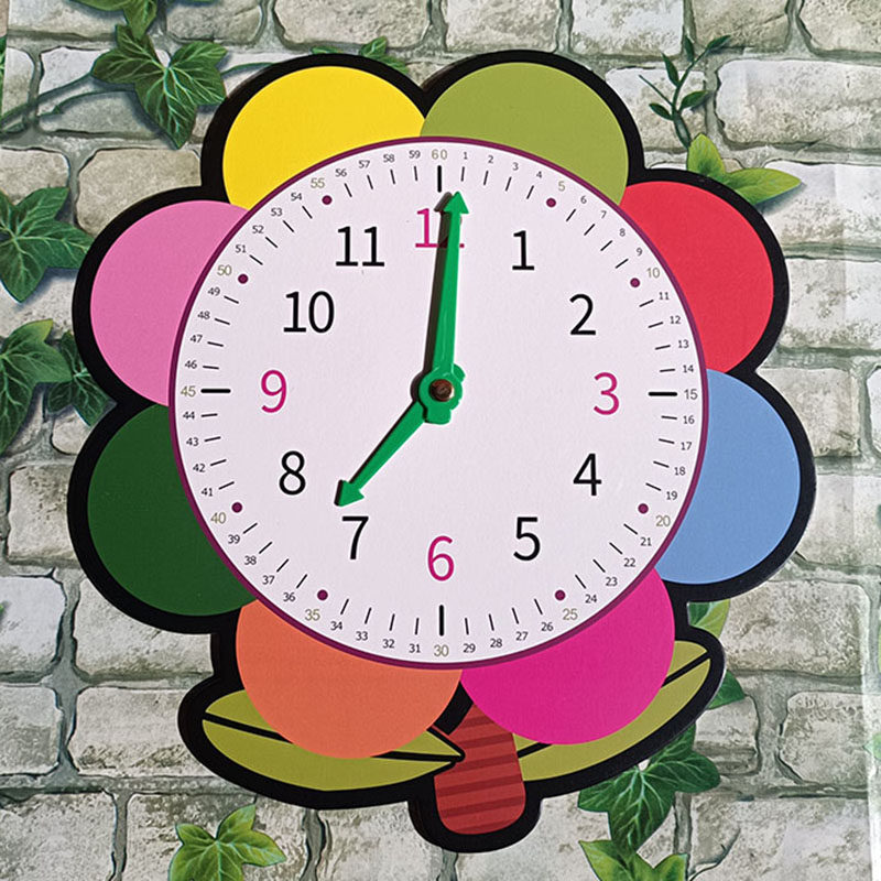 儿童学习时钟教具幼儿学认识钟表时间认知模型小学钟面