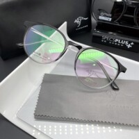 KANGAROO袋鼠纯钛磁眼镜框套镜女士黑框板材墨镜眼镜架KP124-1013