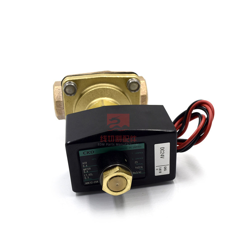 线切割CKD电磁阀ADK12-20A-03A沙慢走丝DC24V气动阀水阀 现货