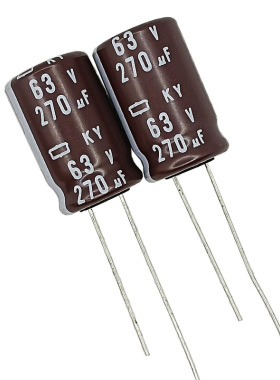 50只 63v270uf 63v黑金刚KY电解电容12.5*20化工高频直流主板滤波