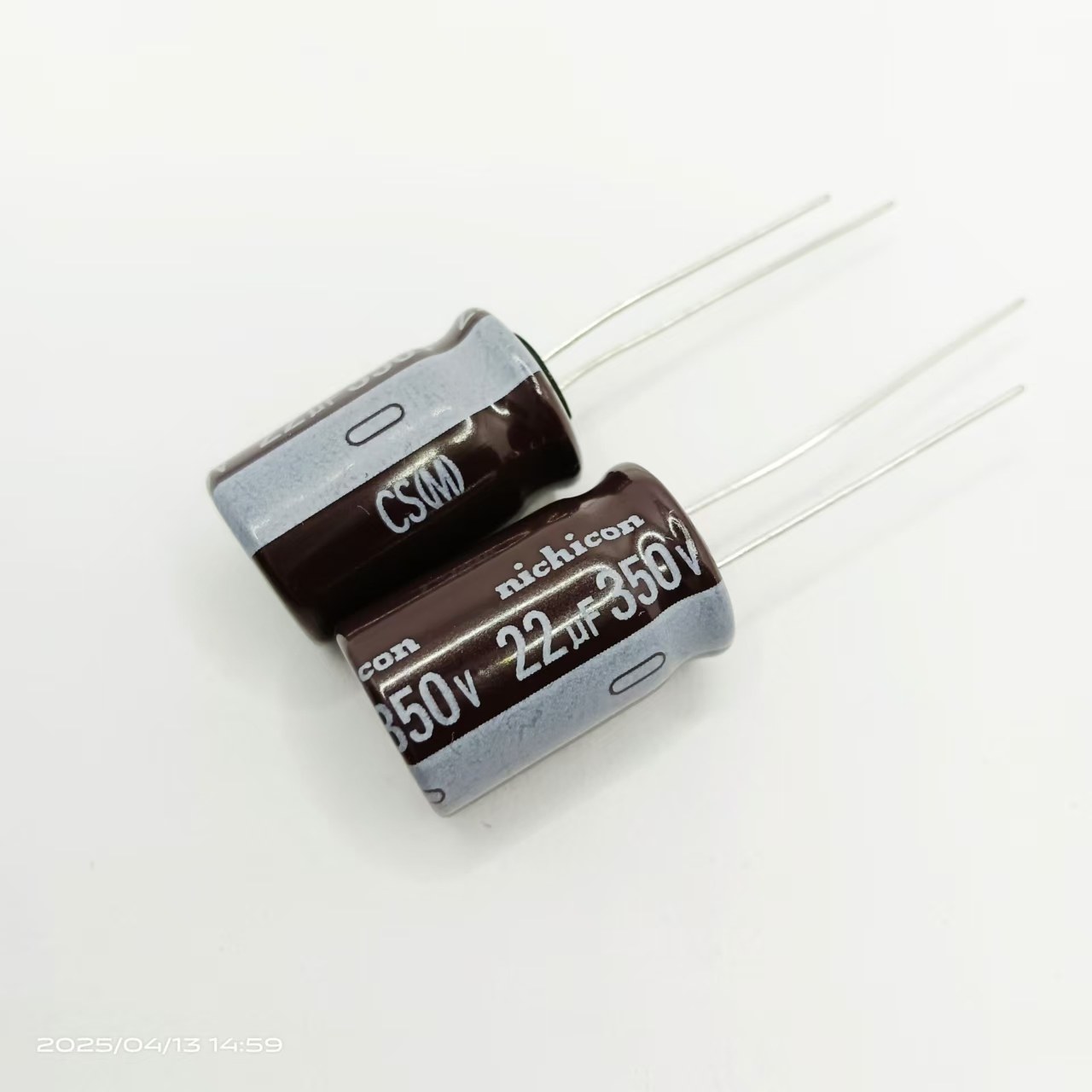 10只350v22uf尼吉康12*20电解电容CS高频低阻长寿命电源风扇滤波
