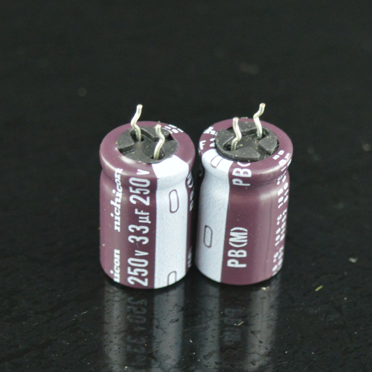 20只250v33uf尼吉康12*25铝电解电容器PB高频电源风扇滤波105度