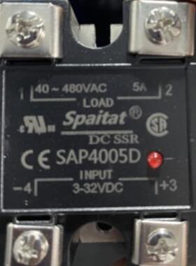 全新进口美国SPAITAT固态继电器SAP4005D