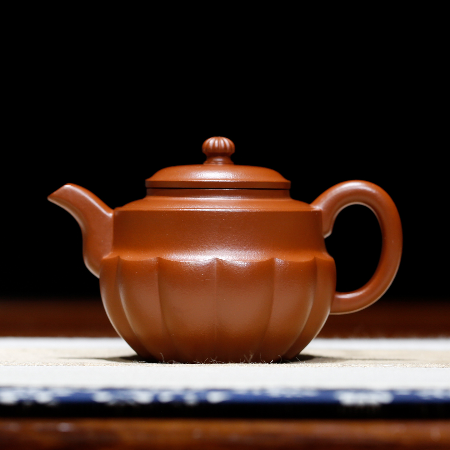 瑾蕴原矿珍藏大红袍高工汤宣武全手工范泽锋监制宜兴紫砂壶筋纹器