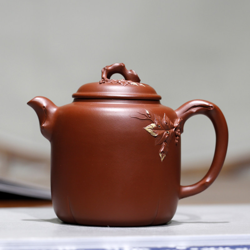 集泉/葫芦原矿珍藏大红袍 名家孔祥生全手工作品正宗宜兴紫砂壶