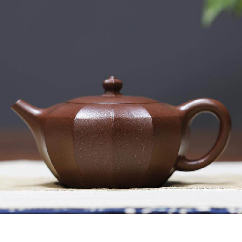 碧菡/香莲原矿珍藏紫泥高工汤宣武全手工正宗宜兴紫砂壶筋纹中品