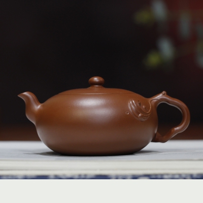 原矿底槽青宜兴紫砂壶汤宣武作品