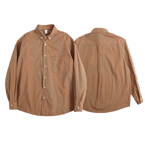 2026春季复古格子衬衫 C600/P68，男装衬衫，电商A228