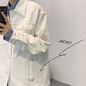 2023春季纯色男女情侣牛仔夹克 A228/JK530/P105图片