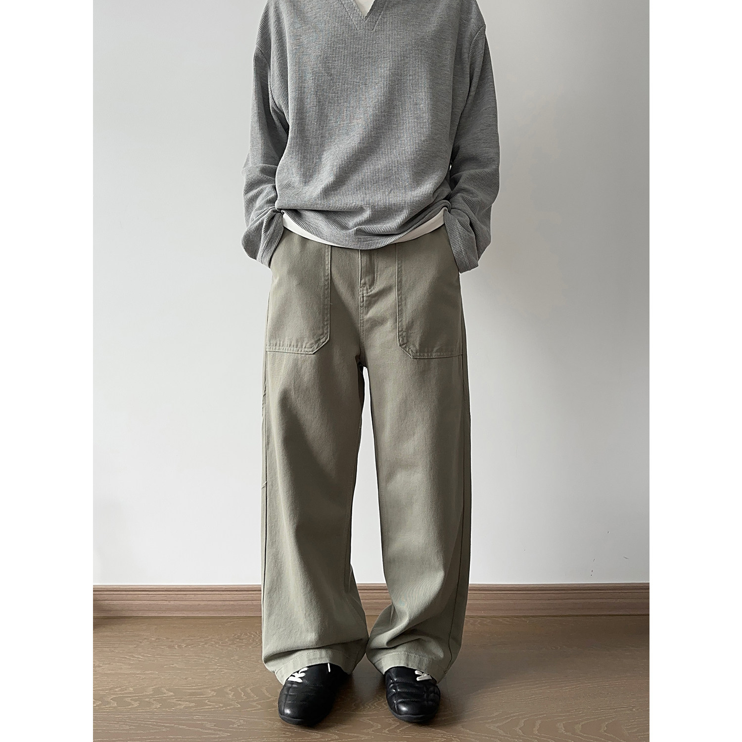 2025新款宽松休闲裤子长裤中性款K663/P78,男装休闲裤,电商A228