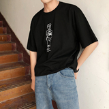 简约韩版卡通人物印花圆领T恤T808/P40，男装T恤，电商A228
