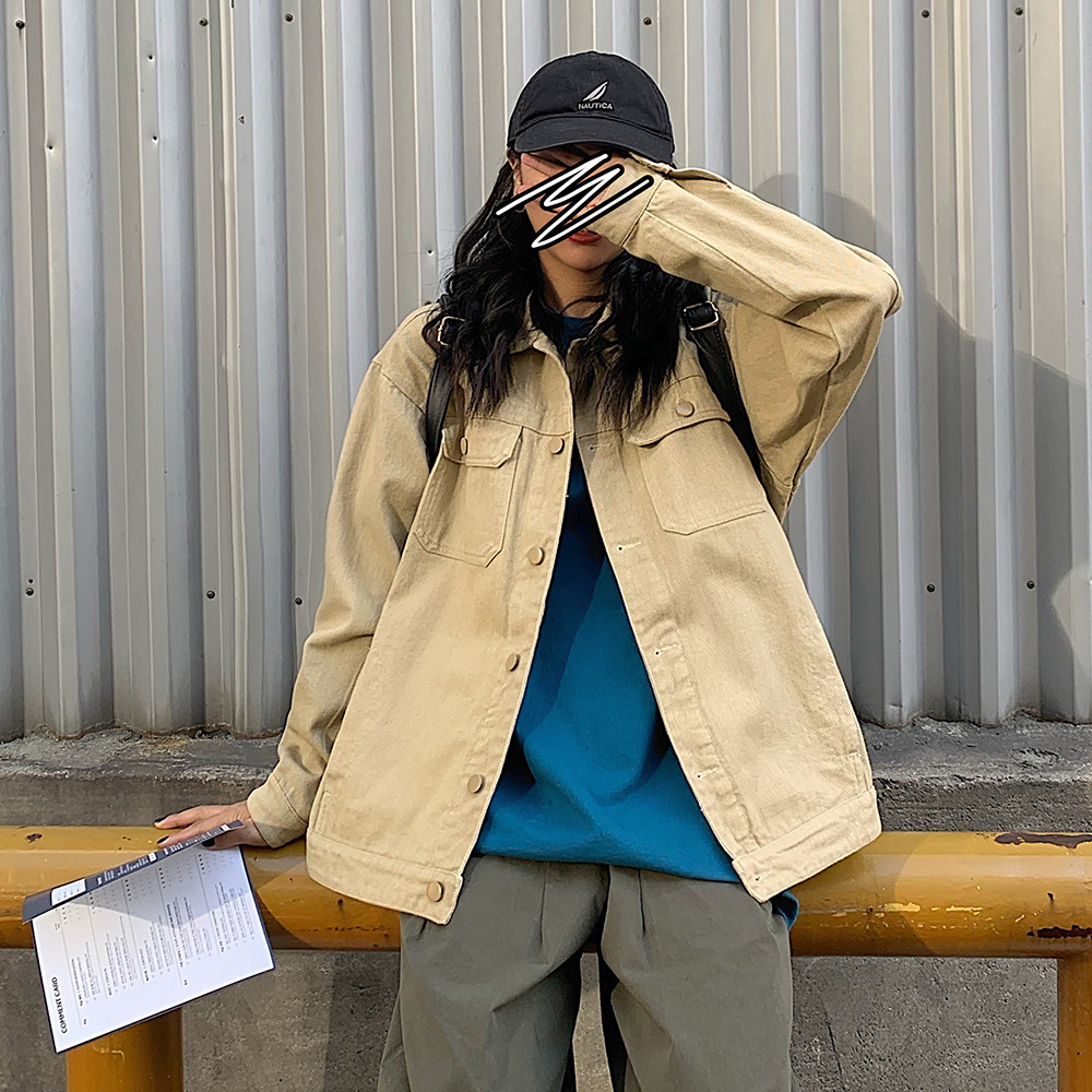 2023春季纯色男女情侣牛仔夹克A228/JK530/P105,男装夹克,电商A228