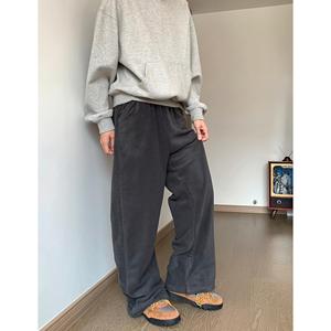 2025冬季韩版简约加绒卫裤 A228/K661/P68图片