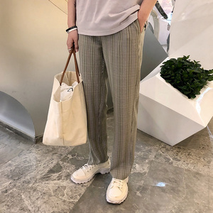 格纹西装裤 2色 K525/P68图片