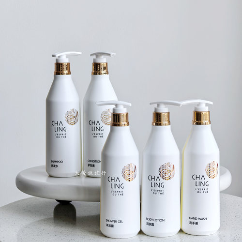 酒店版CHA LING茶灵 茶香系列洗发水护发沐浴露润肤乳洗手液300ml