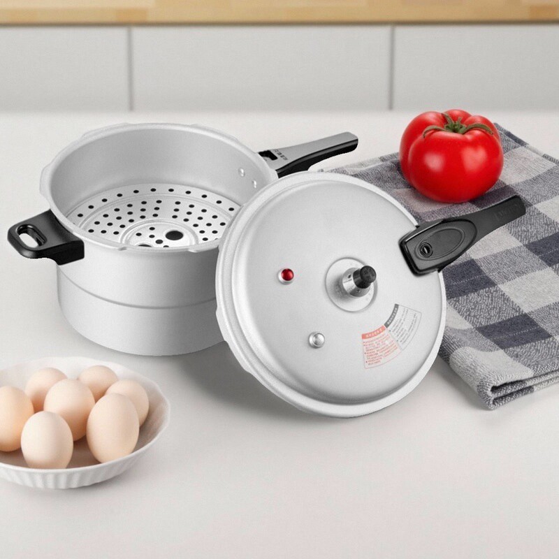 高压锅爱妻燃气带蒸格