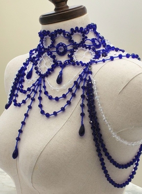 卿手作水晶项链女性三种佩戴方式