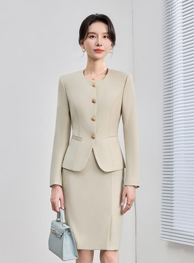 长袖职业酒店经理工作服商务西装