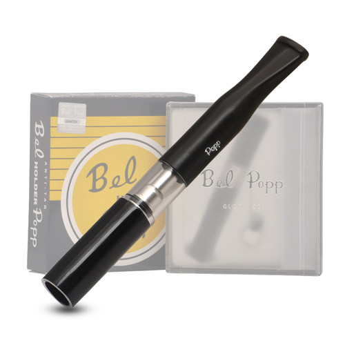 正品推荐◇彪博Bel Popp原装进口弹射循环型过滤烟嘴P-BK◇可清洗