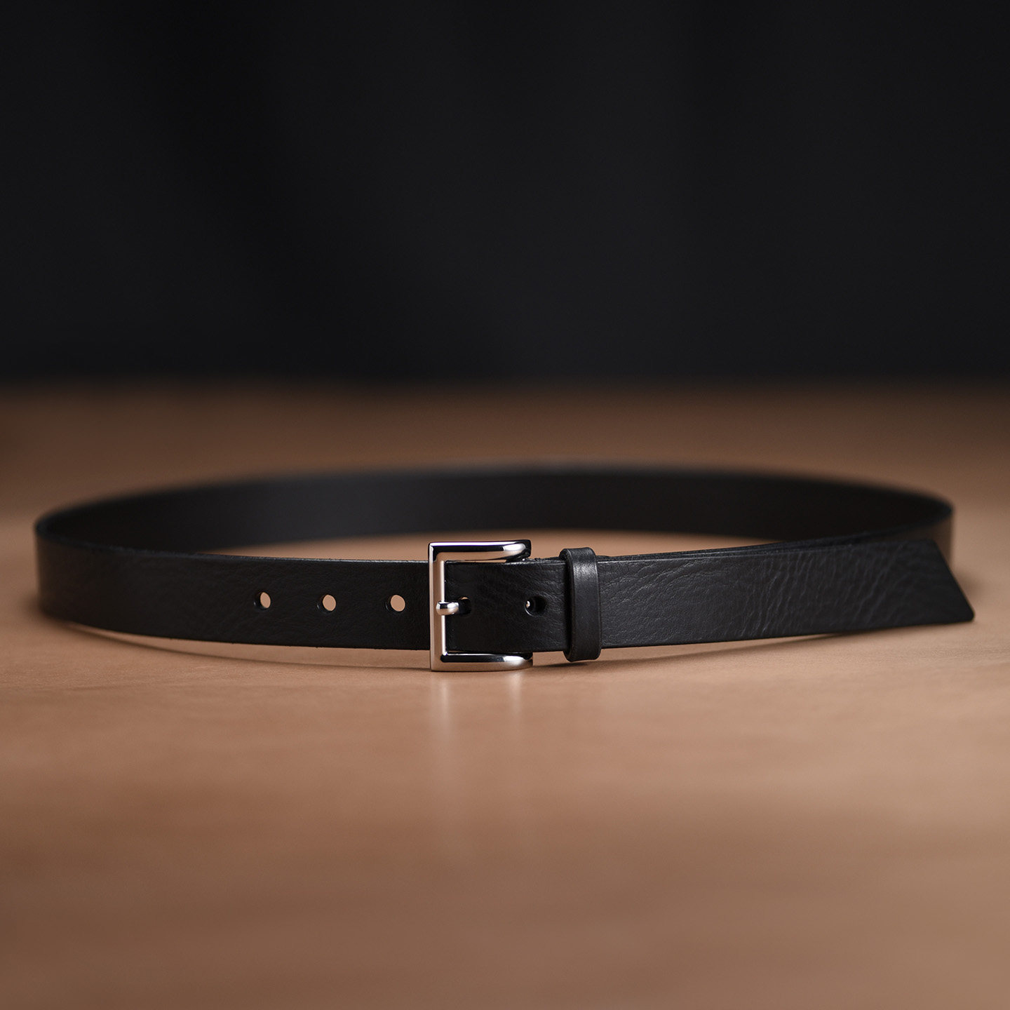 手工意大利进口摔纹头层牛皮细腰带黑色百搭休闲真皮带20 25 女薄