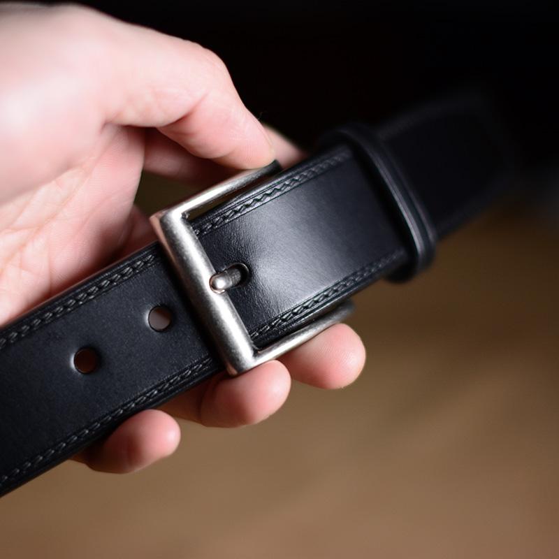 男士百搭休闲进口头层牛皮腰带