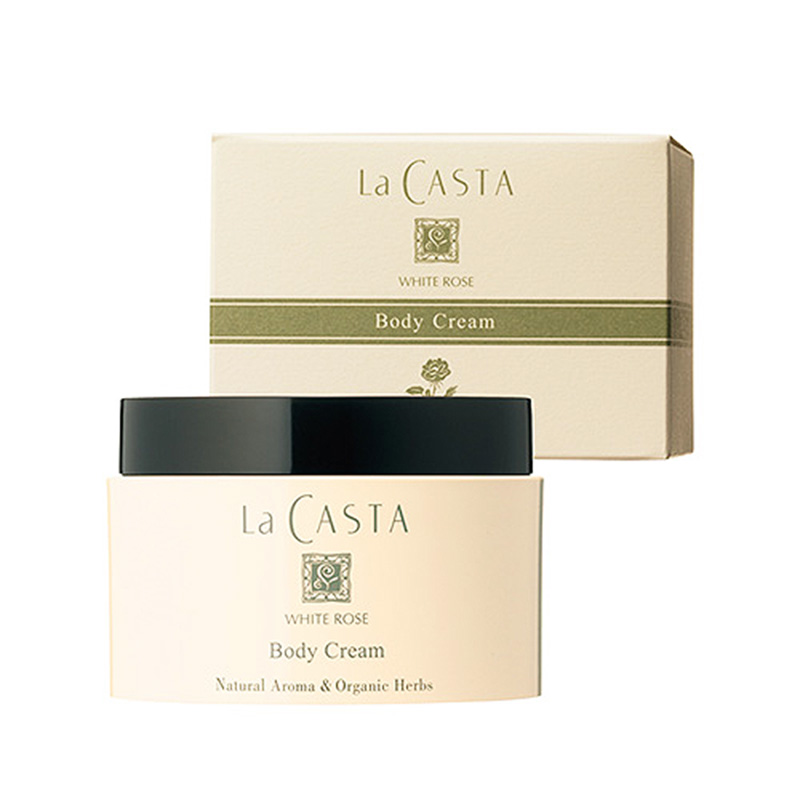 La CASTA身体乳白玫瑰精油香体润肤膏紧致肌肤日本本土采购